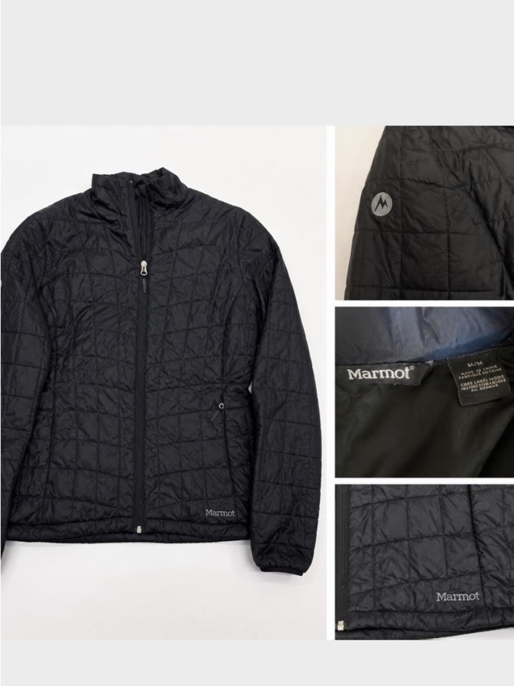 Marmot Women's Black Quilted Lightweight Puffer Jacket